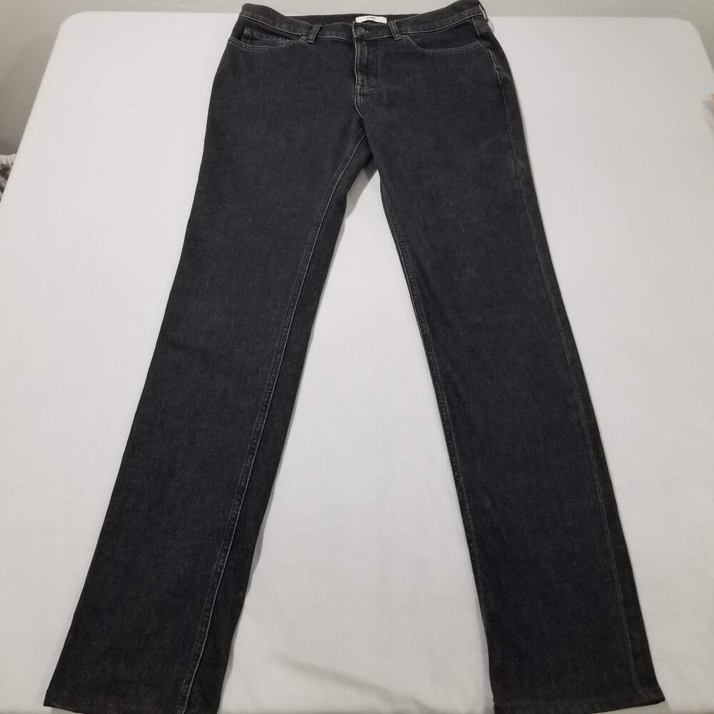 Spoke Original Jeans Mens 35x35 Build B 12oz Black Denim London Custom $148